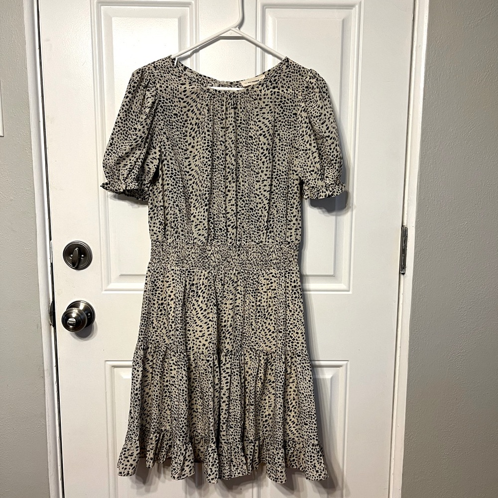 Size small printed dress. New with tags.
